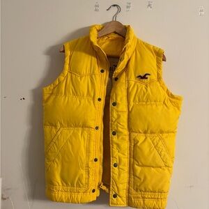 Hollister Yellow Vest